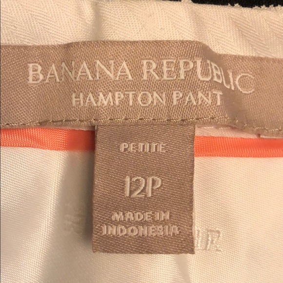 Banana Republic Hampton Fit Pant Size 12P - Picture 7 of 8